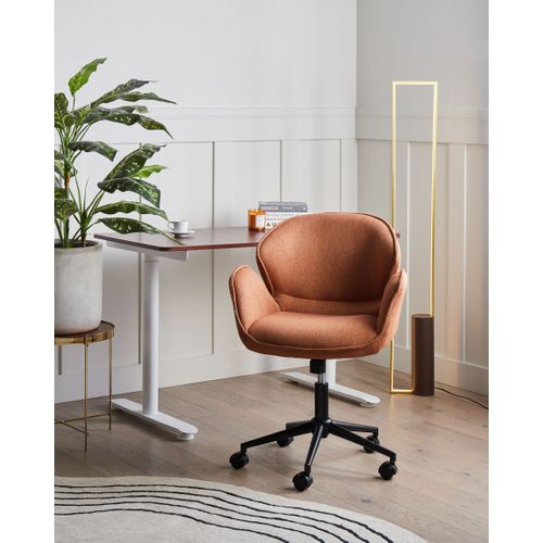 Chaise De Bureau Belmar Tissu Orange