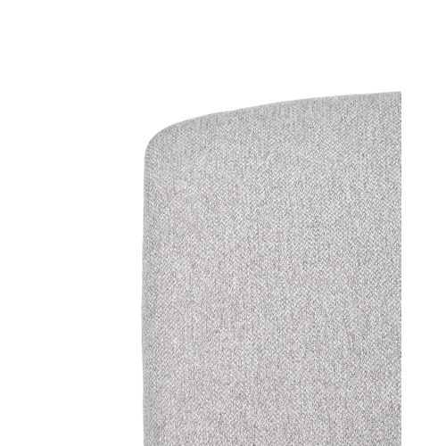 Chaise De Bureau Captain Tissu Gris Clair