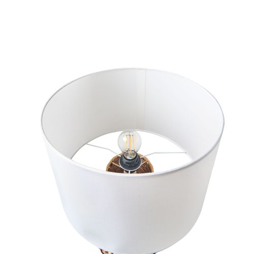 Lampe à Poser Renard Corde En Papier Naturel