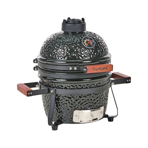 Mini Barbecue Au Charbon De Bois Kamado Céramique Noir