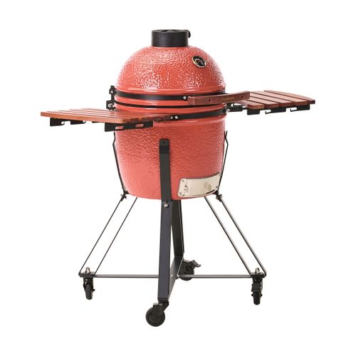 Gril à Charbon De Bois Kamado Céramique Rouge