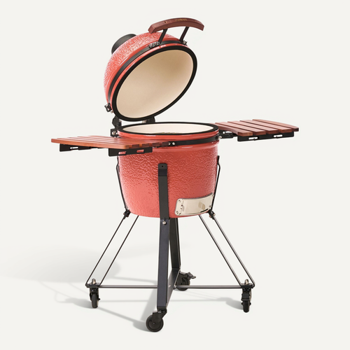 Gril à Charbon De Bois Kamado Céramique Rouge