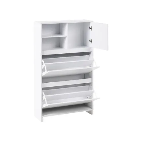 Meuble à Chaussures Cobar Blanc