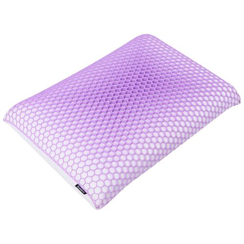 Oreiller Athos Bas Mémoire De Forme 54 X 37 Cm Violet