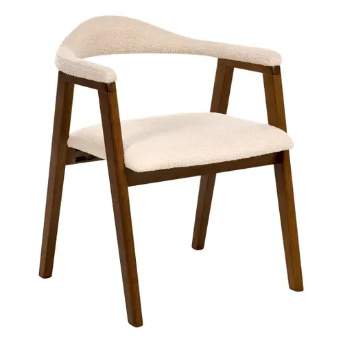 Lot De 2 Chaises De Salle à Manger Oneco Bois Marron Foncé