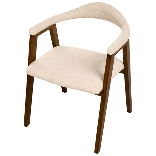 Lot De 2 Chaises De Salle à Manger Oneco Bois Marron Foncé
