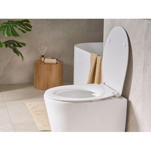 Abattant Wc Putumayo Mince Fermeture Douce Duroplast Blanc