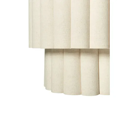 Lampe Suspension Belessa Lin Beige Clair