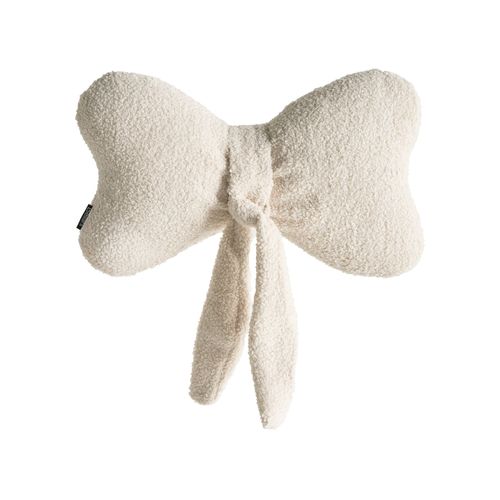 Lot De 3 Coussins Décoratifs Winterland Bouclé 30 X 35 Cm 45 X 25 Cm Beige Clair Motif De Noël