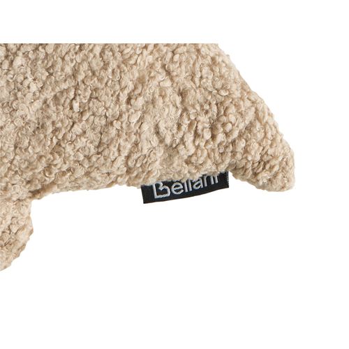 Lot De 3 Coussins Décoratifs Winterland Bouclé 30 X 35 Cm 45 X 25 Cm Beige Clair Motif De Noël
