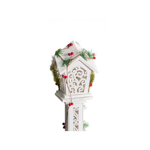 Décoration De Noël LED Lummene Lampadaires 80 Cm Blanc