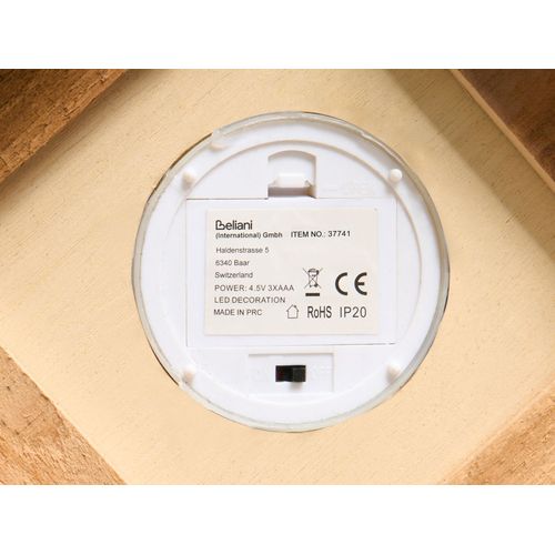 Décoration De Noël LED Petruma 40 Cm Marron Clair