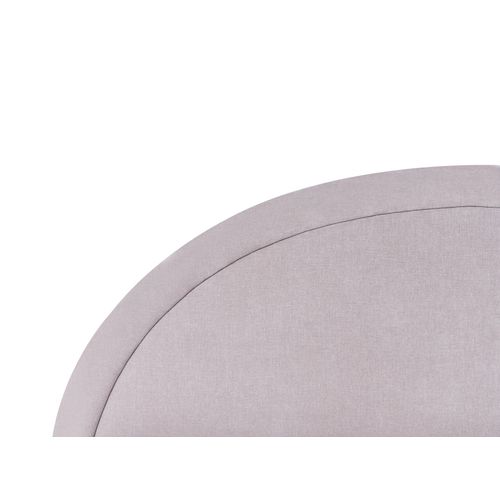 Lit Pouf Tissu Chenille Mouzon 160 X 200 Cm Taupe