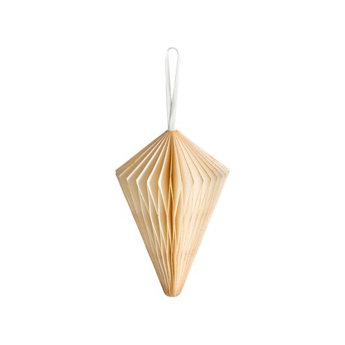 Lot De 20 Décorations Pour Sapin De Noël Jolstra Papier Beige