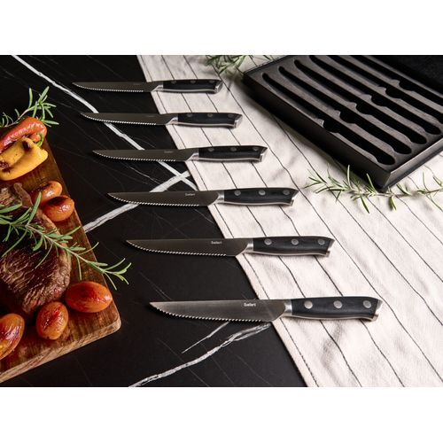 Lot De 6 Couteaux à Steak Toyama Noir