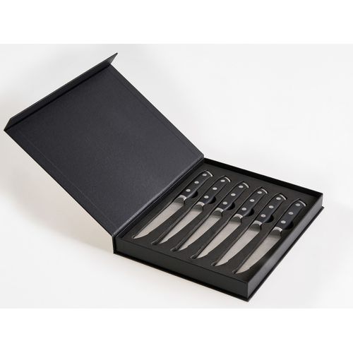 Lot De 6 Couteaux à Steak Toyama Noir