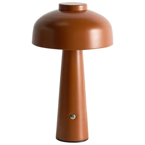 Lampe De Table LED Sans Fil Agusan Avec Variateur Métal Marron