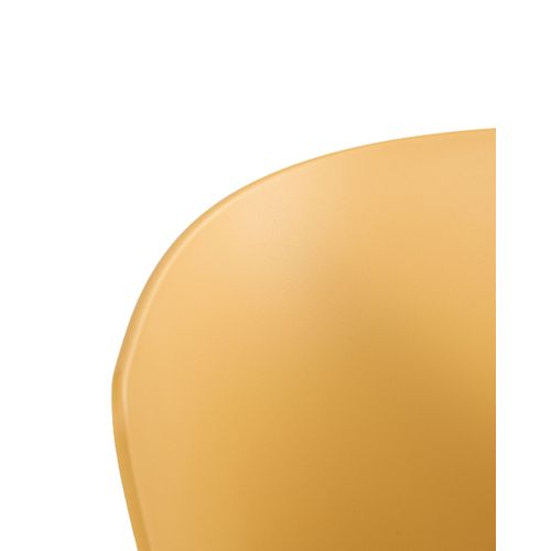 Chaise De Bureau Gleeful Tissu Jaune