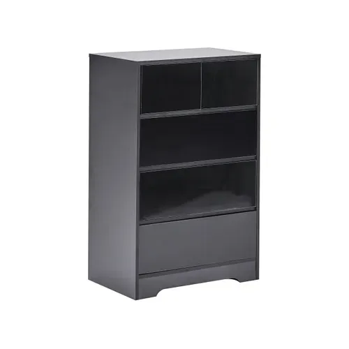 Commode à 5 Tiroirs Alberta Noir