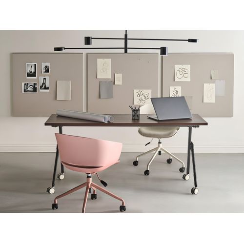 Bureau Pliable Bendi Marron Foncé 160 Cm 60 Cm