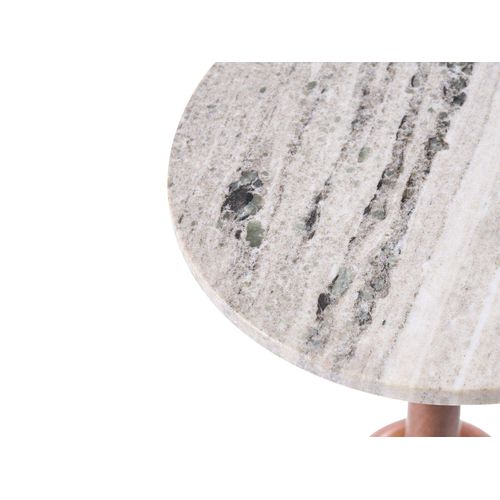 Table D'appoint Hartwell Bois De Manguier Marron