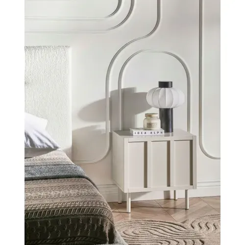 Table De Chevet Clunes Beige Clair