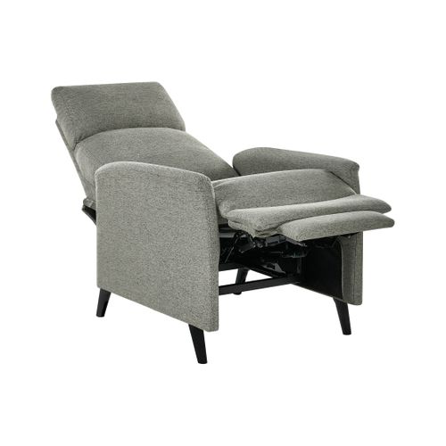 Fauteuil Inclinable Selvik Repose-pieds Inclus Tissu Vert Clair
