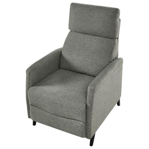 Fauteuil Inclinable Selvik Repose-pieds Inclus Tissu Vert Clair