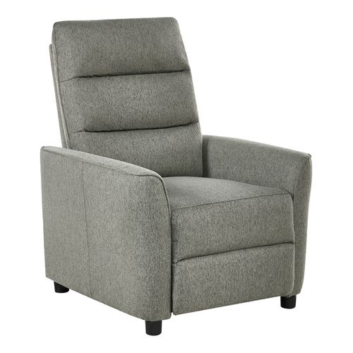 Fauteuil Inclinable Sande Repose-pieds Inclus Tissu Vert Clair