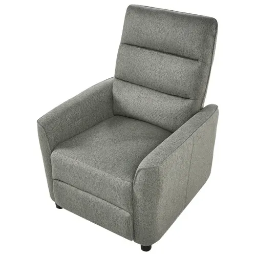 Fauteuil Inclinable Sande Repose-pieds Inclus Tissu Vert Clair