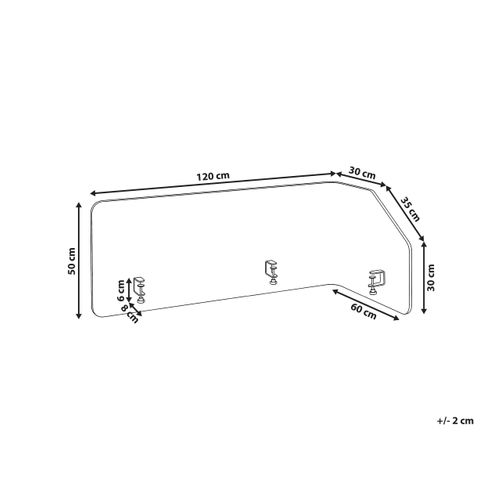 Cloison Amovible De Bureau Foldy Gris Foncé