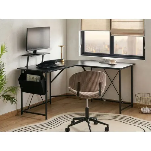 Table De Bureau Tacony Noir 180 Cm 140 Cm