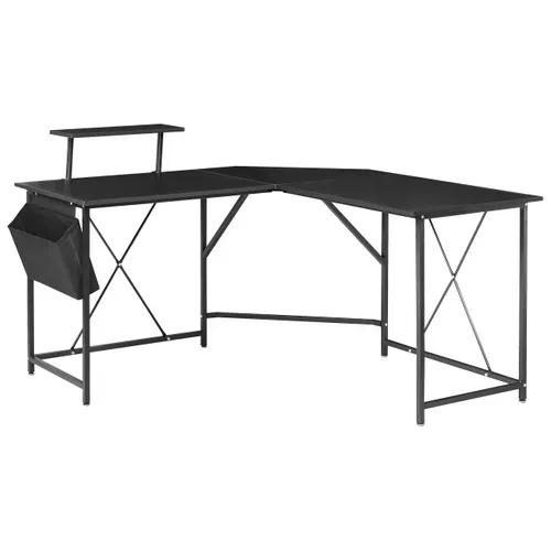 Table De Bureau Tacony Noir 180 Cm 140 Cm