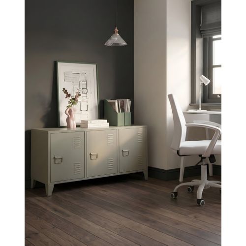 Meuble De Rangement Cardiff Métal Beige