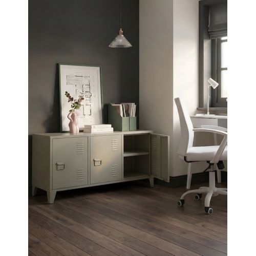 Meuble De Rangement Cardiff Métal Beige