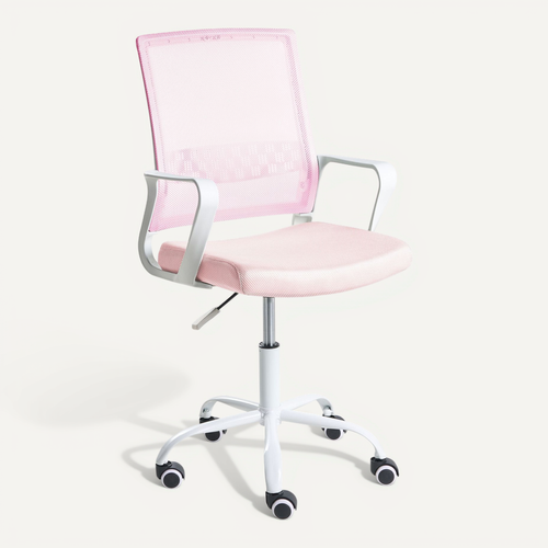 Chaise De Bureau Ease Rose Pastel