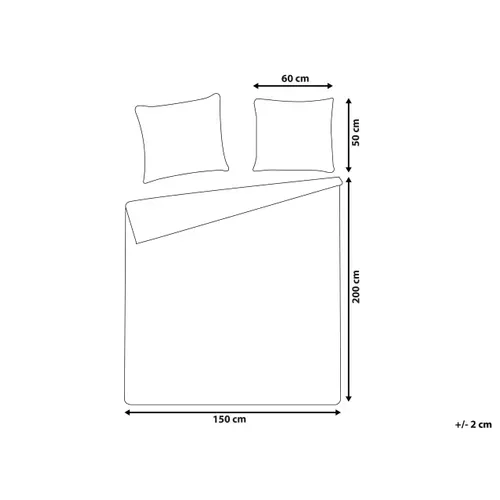 Ensemble De Housses De Couette Sumner Mousseline De Coton 150 X 200 Cm Vert