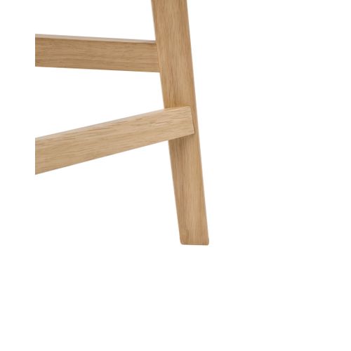 Lot De 2 Chaises De Bar Hope Bois Marron Clair/gris