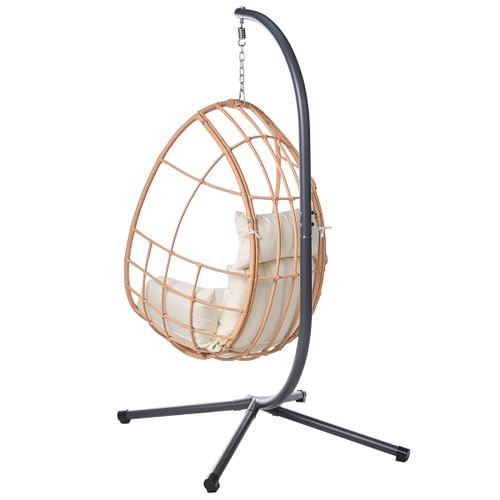 Fauteuil Suspendu Avec Support Malcesine Métal Naturel