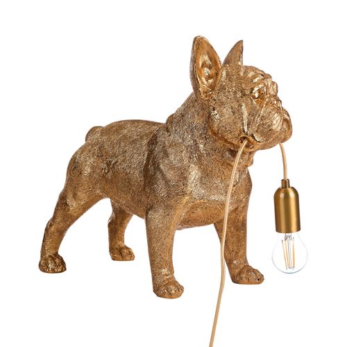 Lampe à Poser Chien Baxter Doré