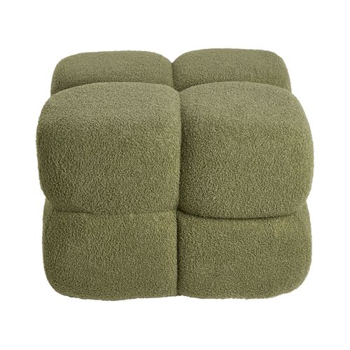 Pouf Caliente Bouclé Vert