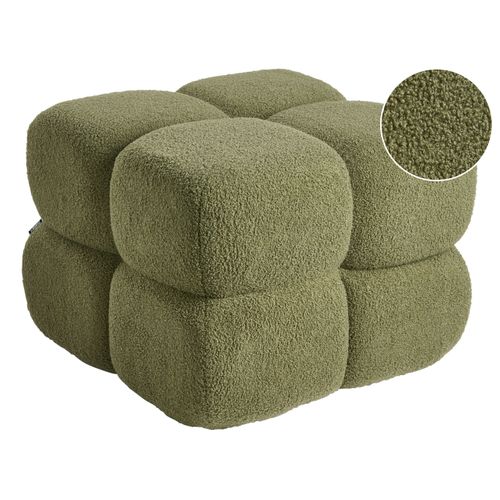 Pouf Caliente Bouclé Vert