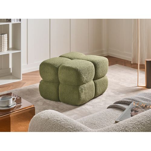 Pouf Caliente Bouclé Vert