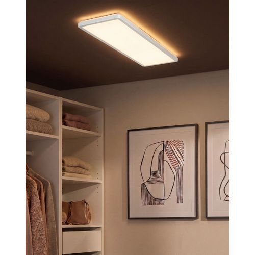 Plafonnier À LED Ardenza Avec Télécommande Avec Variateur Blanc