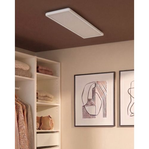 Plafonnier À LED Ardenza Avec Télécommande Avec Variateur Blanc