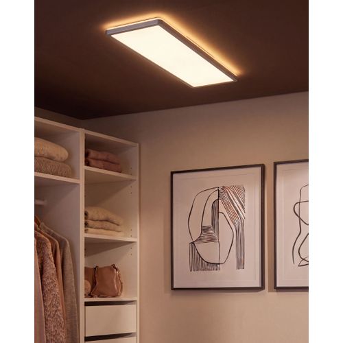 Plafonnier À LED Ardenza Avec Télécommande Avec Variateur Argenté