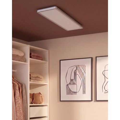 Plafonnier À LED Ardenza Avec Télécommande Avec Variateur Argenté