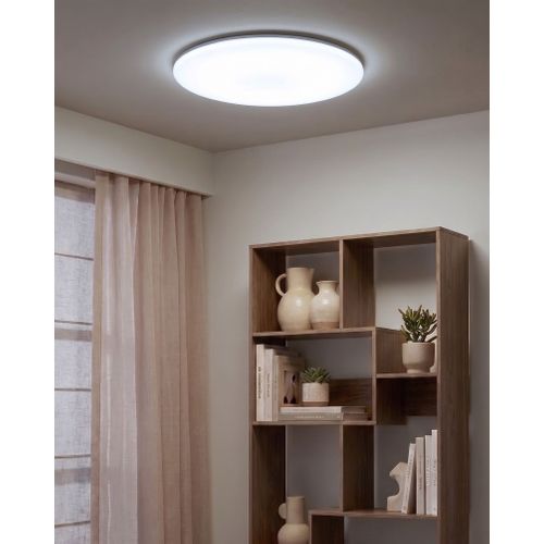 Plafonnier À LED Veya Avec Télécommande Avec Variateur Blanc