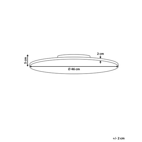 Plafonnier À LED Veya Avec Télécommande Avec Variateur Blanc