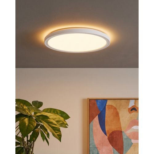 Plafonnier À LED Velora Avec Télécommande Avec Variateur Blanc